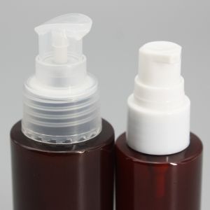 70ml Amber PET Lotion Cylinder Plastic Alcohol Spray Bottle