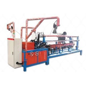 4m width Fully-Automatic double wire Chain Link Fence Machine with Factory Best