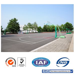 Quality IAAF Approved Moistureproof PU Athletic Flooring Systems Fadeless for sale