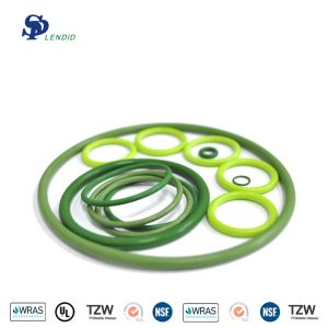 High Pressure Flat O Rings Seal Compression FKM Silicone Rubber Material