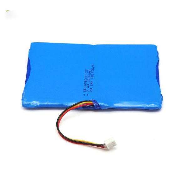 Buy Custom Lithium Polymer PL606090 4000mAh 7.4 Volt Lipo Battery at wholesale prices