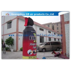 Large Model Bottle Shape Inflatable Fire Extinguisher Water Proof Material