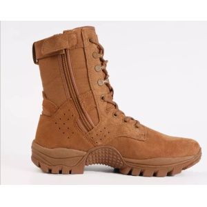 Tactical Boots Military in Black Cowhide Rubber for Outdoor Adventures