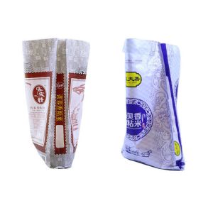 White Woven Polypropylene Feed Bags Dog Food Sack With Gravure Printing