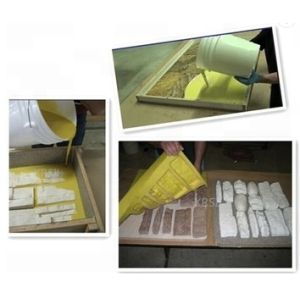 40-90 Shore A 1:1 Mixing Ratio Polyurethane Liquid Rubber for Concrete Stamp