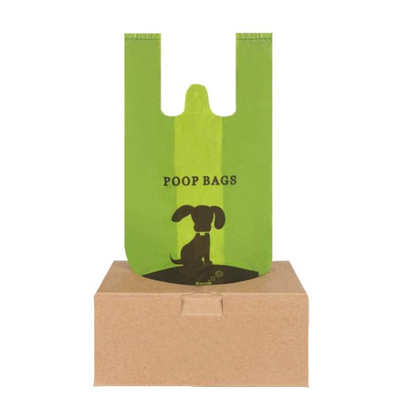 Buy biodegradable dog poop bags with handles at wholesale prices