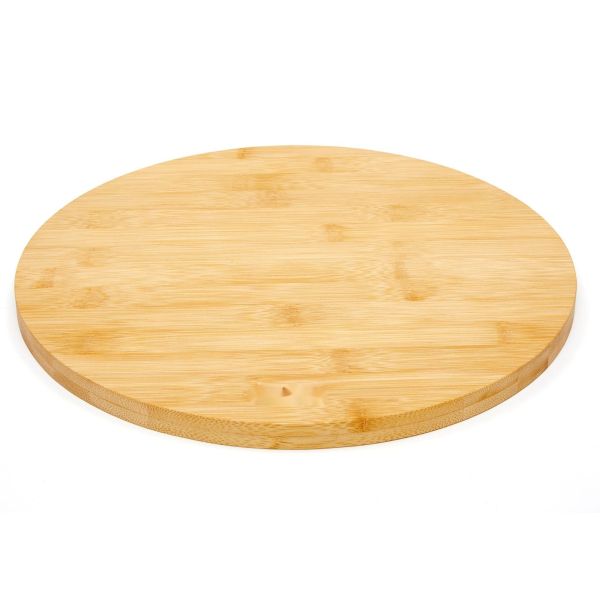 Buy Kitchen Pizza Cutting Bamboo Round Chopping Board Dia 30cm at wholesale prices