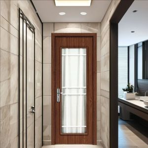 Lightweight Waterproof WPC Hollow Door For Bedroom Bathroom