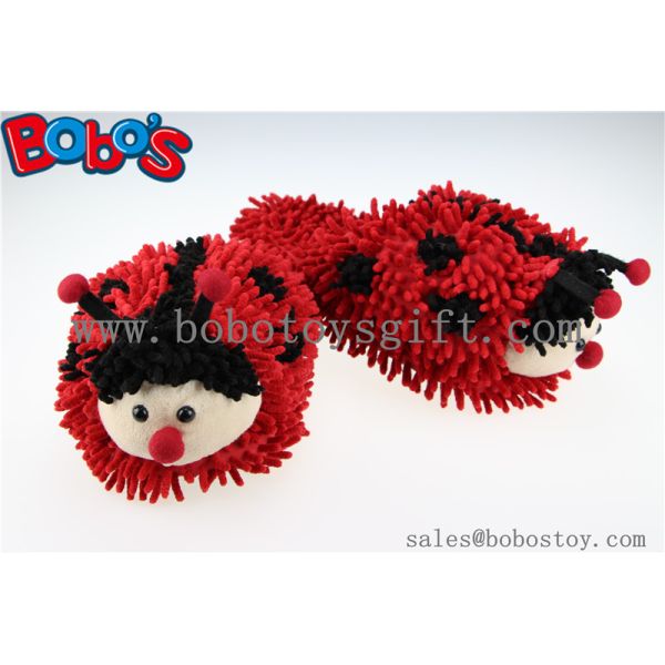 Buy Soft Girl Indoor Slipper Red Ladybug Home Slippers at wholesale prices