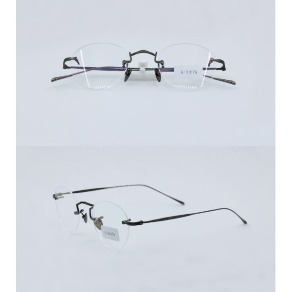 Ultralight titanium Rimless reading glasses men women's Eyewear super light Sun Readers glassses