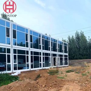 Zontop Luxury 40 Feet Stackable Flat Pack Fully Furnished Prefabricated Storage