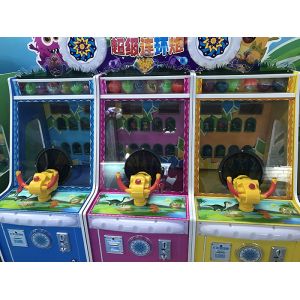 Redemption Super Salvo Ball Shooting Game Machine for Children