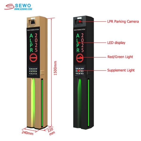 SEWO Smart Parking System with 300 Million HD Recognition and ANPR/LPR/ALPR Automatic Car Plate Number Recognition