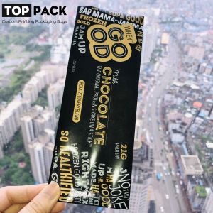 Custom printed plastic ice cream packaging popsicle food bag pouch