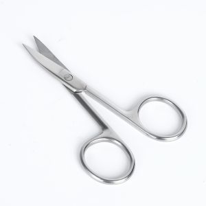 Private Label Silver Eyebrow Scissors Tattoo Accessories For Microblading