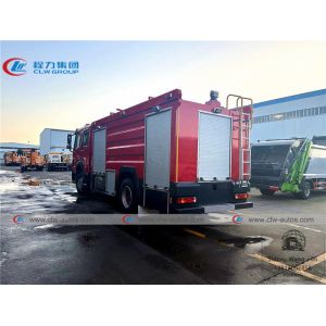 Sinotruk Howo 4x2 6CBM Water Tank Firefighter Truck