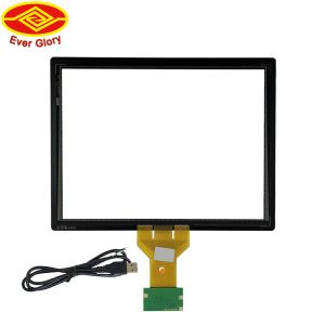 LCD LED 15 Inch Multi Touch Screen Panel For Interactive Whiteboard Waterproof