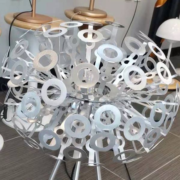 Modern Personality Floor Lights White Living Room Bedroom Study Dandelion Floor Lamp(WH-MFL-155)