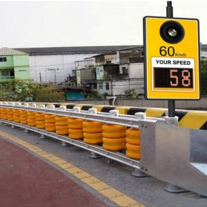Road Safety Q235 Q345 Stainless Highway Rolling Barrier with Galvanized Powder