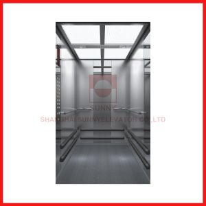 High Speed Elevator Large Space Stainless Steel For Hospital 1100*2100 Opening