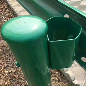 Roadway Safety Galvanized Steel Round Newel Post with Anti-corrosion Coated