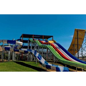 Aqua Park Water Play Amusement Splash Equipment Fiberglass Water Slide