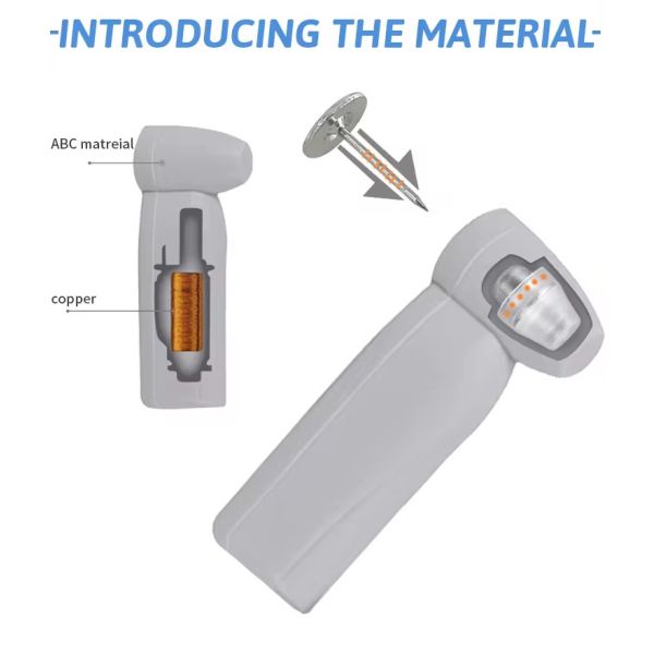 46mm EAS 58KHz Hard AM Security Tags Black ABS For Supermarket Clothing Store