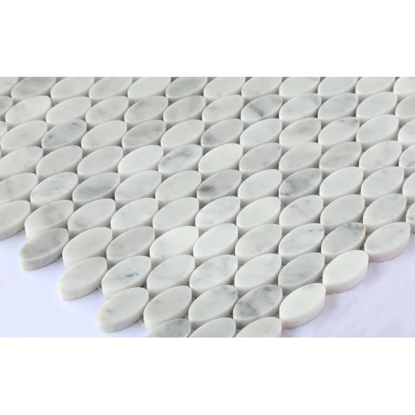 White and Light Green Firebrick 305x305mm Natural Stone Mosaic For Dining Room and Office