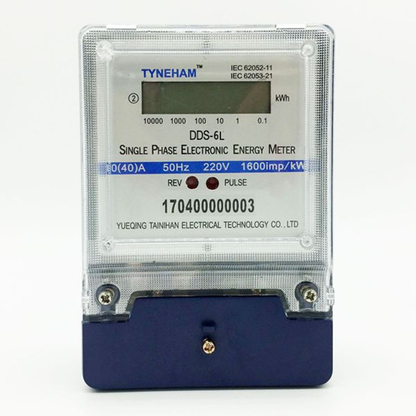 Normal Type Residential Electric Meter / Household Single Phase Watt Hour Meter