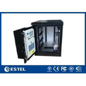 Heat Insulated Wall Mount Steel Outdoor Telecom Cabinet With Air Conditioner