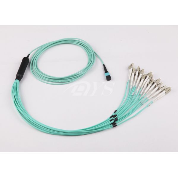 MPO- LC 24 Core fiber optic fanout patchcord