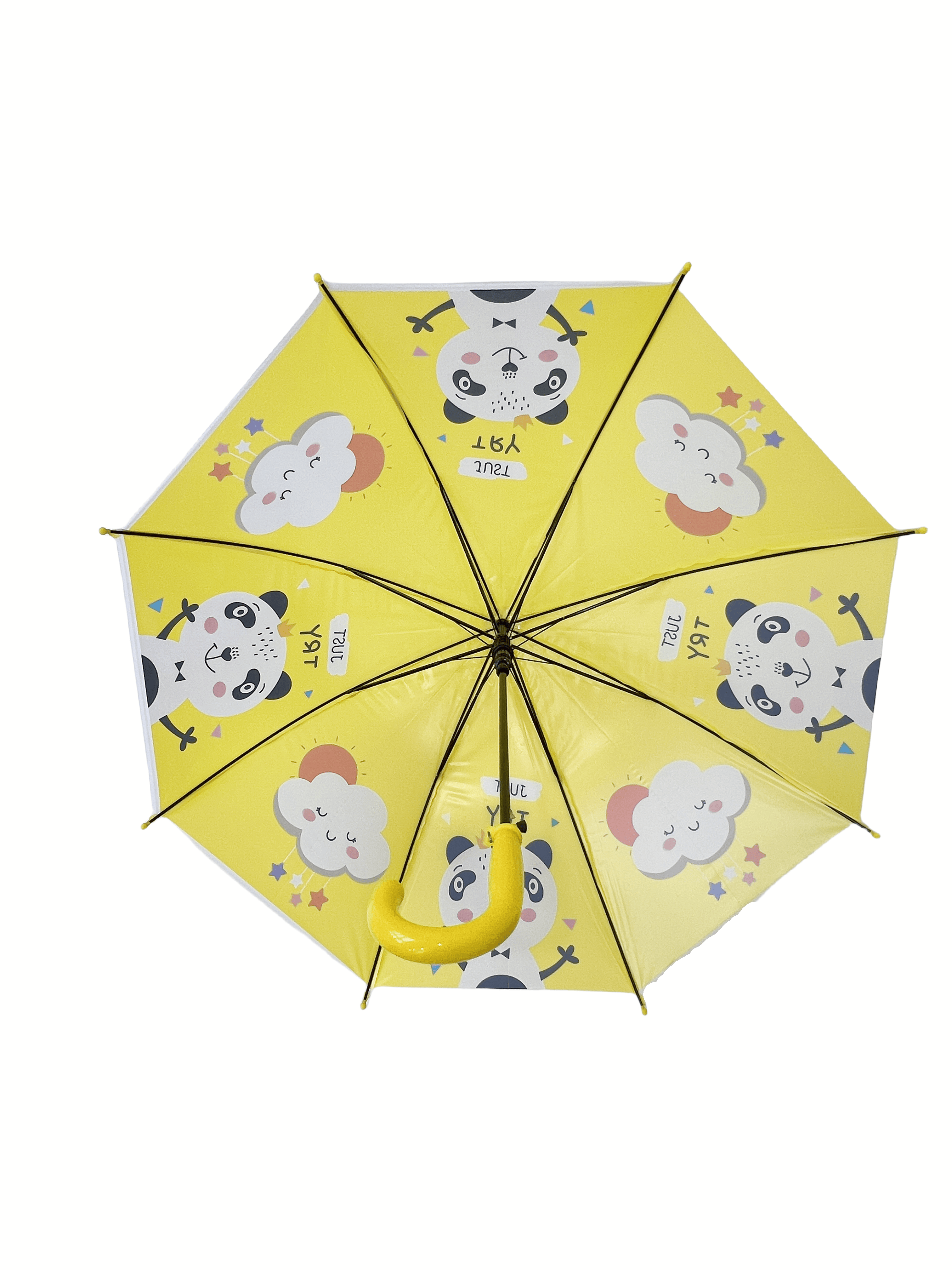 2025 New Design OEM 19 Inche Dome Catoon And Animals Super Waterproof Chirldren Umbrella POE PVC