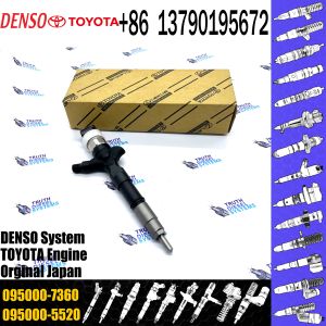 Common Rail Injector 095000-7360 095000-6870 095000-5890 095000-5891 for 1KD 2KD Diesel Nozzle Assembly High Quality
