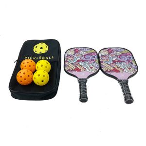 Rackets Custom Printed Pickleball Paddles Carbon Fiber Head Graphite