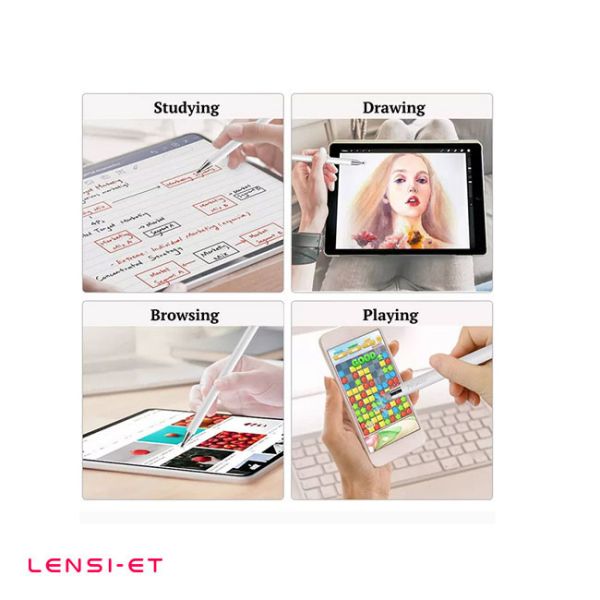 No Battery Stylus Touchscreen Pen 2 In 1 Student Education Capacitive Stylus For Drawing