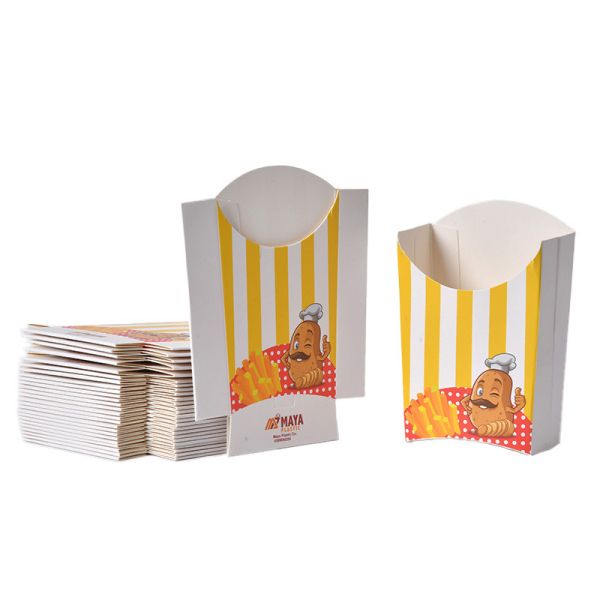 Buy Custom Recyclable French Fries Carton Food Package Boxes Packaging at wholesale prices