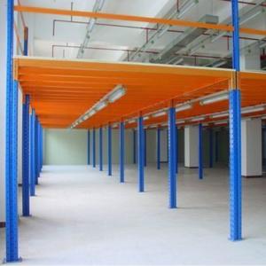 China Mezzanine Floor Powder Coated Rack Q235B Cold Rolled Steel on sale