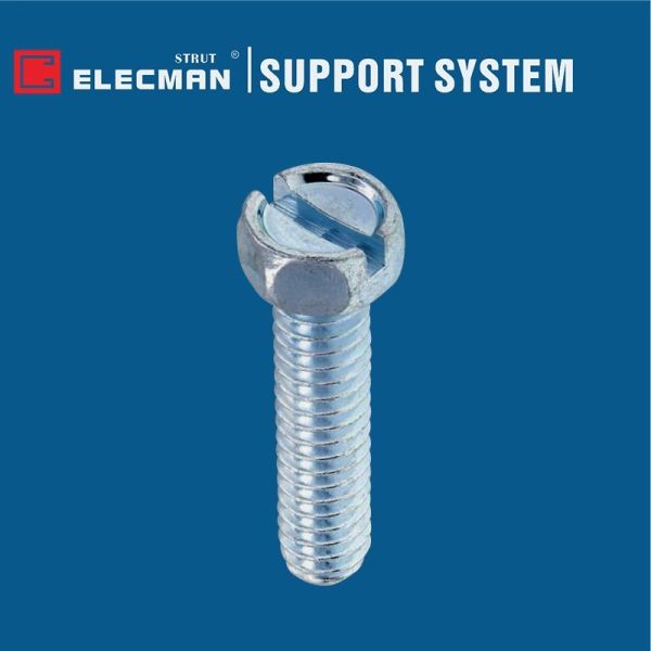 Buy M4 - M12 Slotted Hex Head Cap Screw Galvanised Carbon Steel at wholesale prices