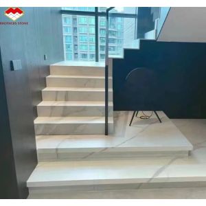 Straight Stair Non Slip Stair Treads with Sintered Stone Big Slabs from Special