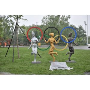 China outdoor metal sculpture on sale