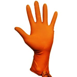 Brown Color Sterile Orthopaedic Surgical Gloves Natural Rubber Latex Orthopaedic