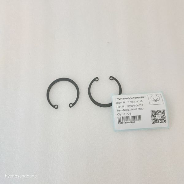 Hyunsang Excavator Spare Parts Ring Snap 04065-04518 0406504518 For HD780 HD785
