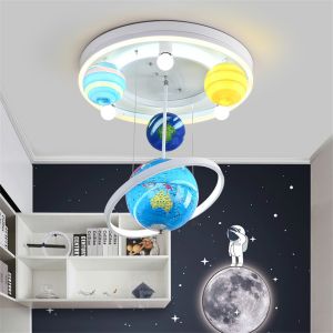 Nordic Luxury Children's Ceiling Lights for Boys Girls Bedroom globe pendant