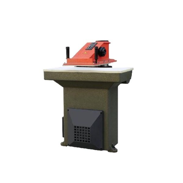 Small Size Swing Arm Clicker Press Leather Cutting Machine with 750 KG Weight
