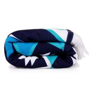 Colourful Round Beach Towel Beach Blanket Microfiber Towels Yoga Mat