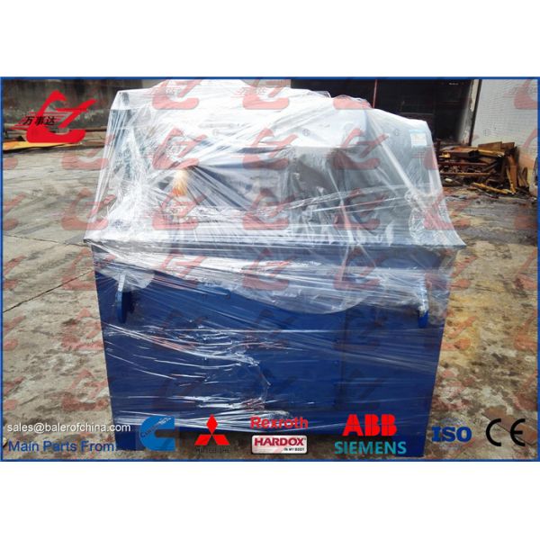 100 Ton Hydraulic Copper Wire Scrap Baling Press Machine 200 × 200mm Bale Size