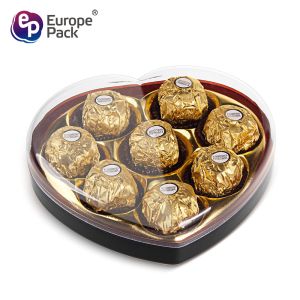 New style wedding packing gift plastic chocolate hearts box