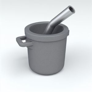 High Temperature Resistance Non-ferrous SiC Carbide Graphite Crucible With