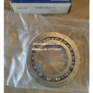 35BC06S13 Automobile Gearbox Bearings 35x65x8mm with Steel Cage Ball Bearings