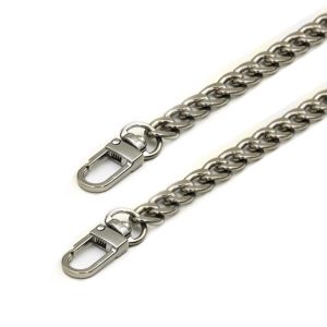 detachable strap Bag chain flat chain non-fading metal shoulder strap slung